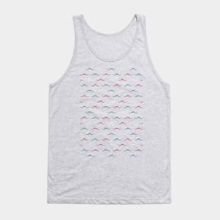 Mustache Mania - The Petite Patriot Tank Top